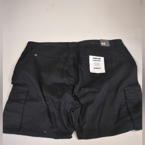 Johnny Bigg Callen Tapered Cargo Pants Size 44 Black New with Tags